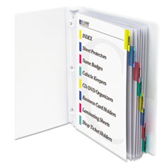 CLI05580 - C-Line® Sheet Protector with Index Tabs And Inserts