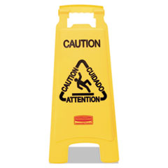 RCP611200YW - Rubbermaid® Commercial Multilingual Caution Floor Sign