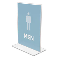 DEF69101 - deflect-o® Superior Image® Stand-Up Double-Sided Sign Holder