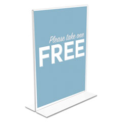 DEF69201 - deflect-o® Superior Image® Stand-Up Double-Sided Sign Holder