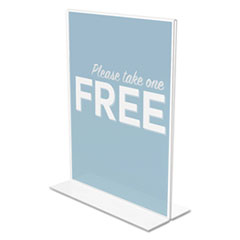 DEF69201 - deflect-o® Superior Image® Stand-Up Double-Sided Sign Holder