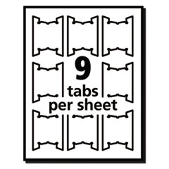 AVE5567 - Avery® Print/Write-On Hanging Tabs