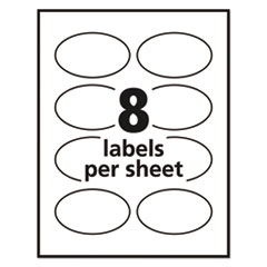 AVE22820 - Avery® Oval Easy Peel® Labels