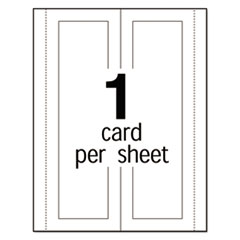 AVE5309 - Avery® Large Embossed Tent Cards
