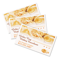 AVE8873 - Avery® Linen-Textured 2-Side Printable Clean Edge® Business Cards