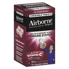 ABN18630 - Airborne® Immune Support Chewable Tablets, 64/Box