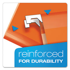 PFX415215ORA - Pendaflex® Colored Reinforced Hanging File Folders