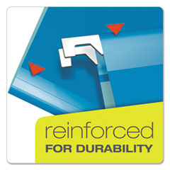 PFX4153X2BLU - Pendaflex® Extra Capacity Reinforced Hanging File Folders with Box Bottom