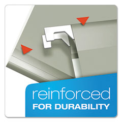 PFX415215GRA - Pendaflex® Colored Reinforced Hanging File Folders