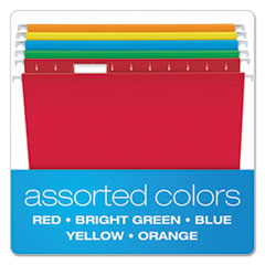 PFX415215ASST - Pendaflex® Colored Reinforced Hanging Folders