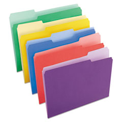 UNV10506 - Universal® Colored File Folders With Top Tabs