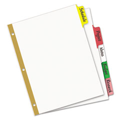 AVE23076 - Avery® Big Tab™ Write-On Dividers with Erasable Laminated Tabs