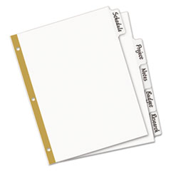 AVE23075 - Avery® Big Tab™ Write-On Dividers with Erasable Laminated Tabs