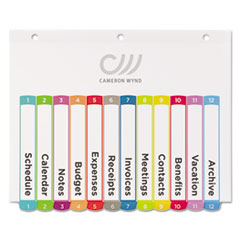 AVE11843 - Avery® Ready Index® Customizable Table of Contents Multicolor Dividers