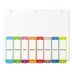 AVE11841 - Avery® Ready Index® Customizable Table of Contents Multicolor Dividers