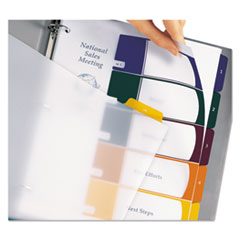 AVE11816 - Avery® Ready Index® Translucent Multicolor Table of Contents Dividers