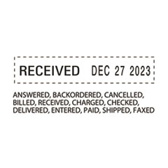 USSE4817 - U. S. Stamp & Sign® Trodat™ Economy 12-Message Date Stamp