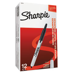 SAN32701 - Sharpie® Retractable Fine Tip Permanent Marker, 1 Dozen