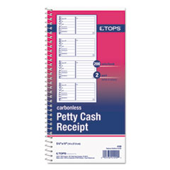 TOP4109 - TOPS® Petty Cash Receipt Book
