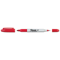 SAN32002 - Sharpie® Twin-Tip Permanent Marker, 1 Dozen