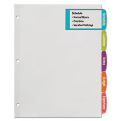AVE14440 - Avery® Big Tab Large White Label Tab Dividers
