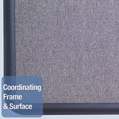 QRT7693BE - Quartet® Contour® Fabric Bulletin Board