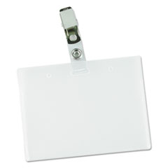 UNV56006 - Clear Badge Holders With Inserts