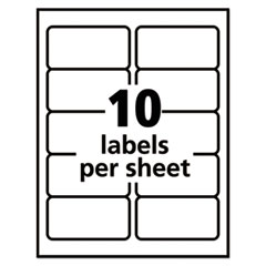 AVE58163 - Avery® Repositionable Shipping Labels