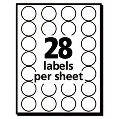 AVE05459 - Avery® Print or Write Removable Color-Coding Labels