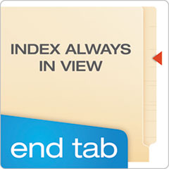 PFX62714 - Pendaflex® Antimicrobial End Tab File Folders
