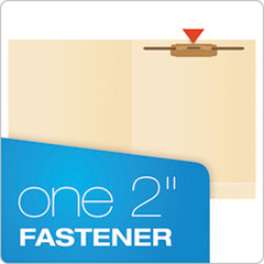PFX13140 - Pendaflex® Manila Laminated End Tab Folders With Fasteners