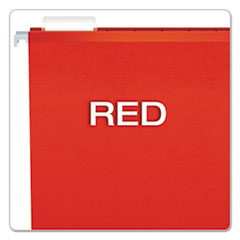 PFX4152X2RED - Pendaflex® Extra Capacity Reinforced Hanging File Folders with Box Bottom