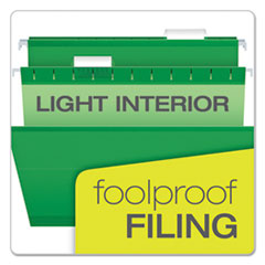 PFX415315BGR - Pendaflex® Colored Reinforced Hanging File Folders