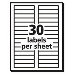 AVE5666 - Avery® Permanent File Folder Labels with TrueBlock™ Technology