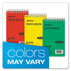 TOP25093 - Ampad® Memo Book, Assorted Colors