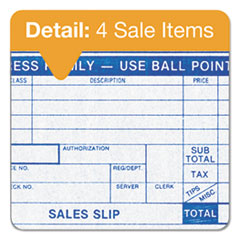 TOP38538 - TOPS® Credit Card Sales Slip