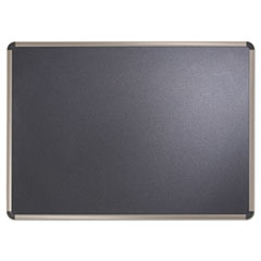 QRTB367T - Quartet® Prestige™ Euro Style Black Embossed Foam Bulletin Board