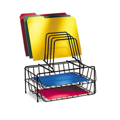 FEL72391 - Fellowes® Wire Double Tray with File Sorter