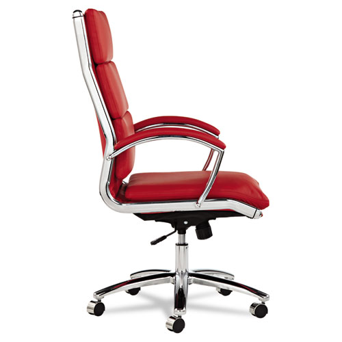 Alera Neratoli Nr4239 Slim Profile Leather Mid-back Task Chair for sale online 