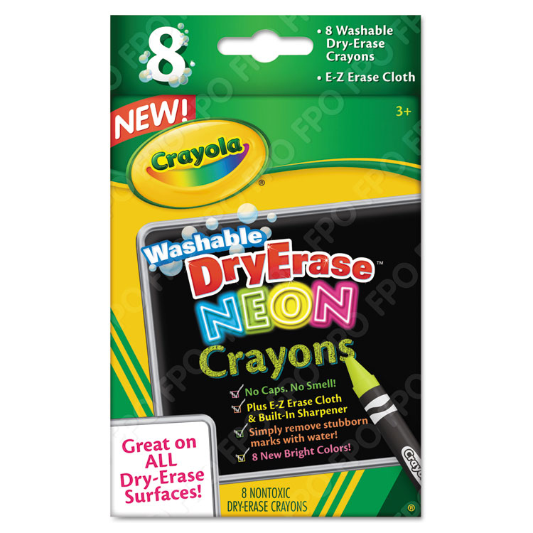 Crayola® Washable Dry Erase Crayons Crayola 988605 EA Betty Mills