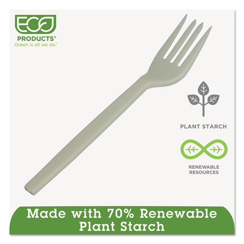 Cream Includes 1000 per case. Eco-Products Plant Starch Knife