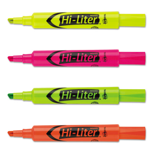 Case Pack of 36 Assorted 24063 Avery HI-LITER Desk-Style Highlighters