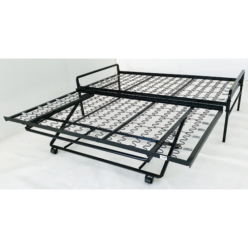 BLA39PopUpSet - Blantex - Blantex Steel Twin Pop-up Trundle Bed Frame Set, 39" x 75"