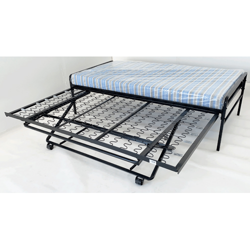 BLA39PopUpSet - Blantex - Blantex Steel Twin Pop-up Trundle Bed Frame Set, 39" x 75"