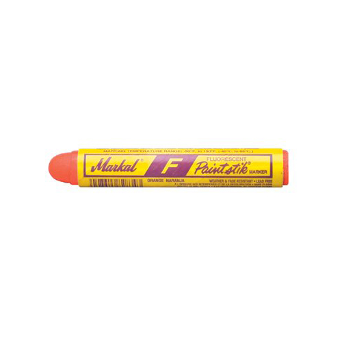 Markal F Fluorescent Orange Paintstik Marking Marker (Markal 82834
