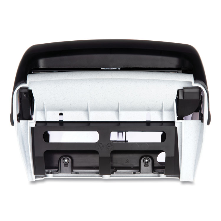 San Jamar Black/Silver Automatic Paper Towel Dispenser in the