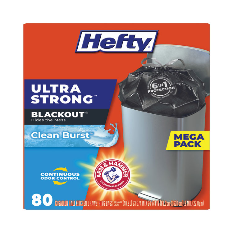 Hefty Tall Kitchen Composting Bags, 13 Gallon, 12 Count 