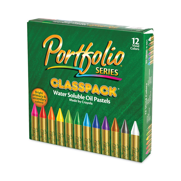 Crayola Hexagonal Jumbo Oil Pastel Stick Set, Assorted Colors, Set of 16