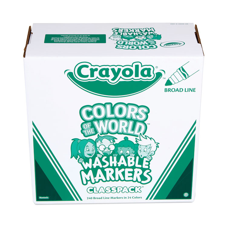 Crayola Broad Line Permanent Markers - Assorted Color