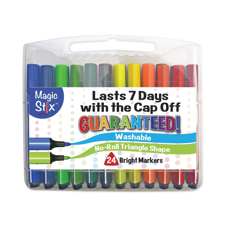 Crayola Washable Markers Supertips 24-Pack Bright Felt Tip Colour